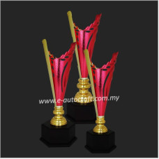 EXCLUSIVE METAL GOLD TROPHIES WS6166 WS6166